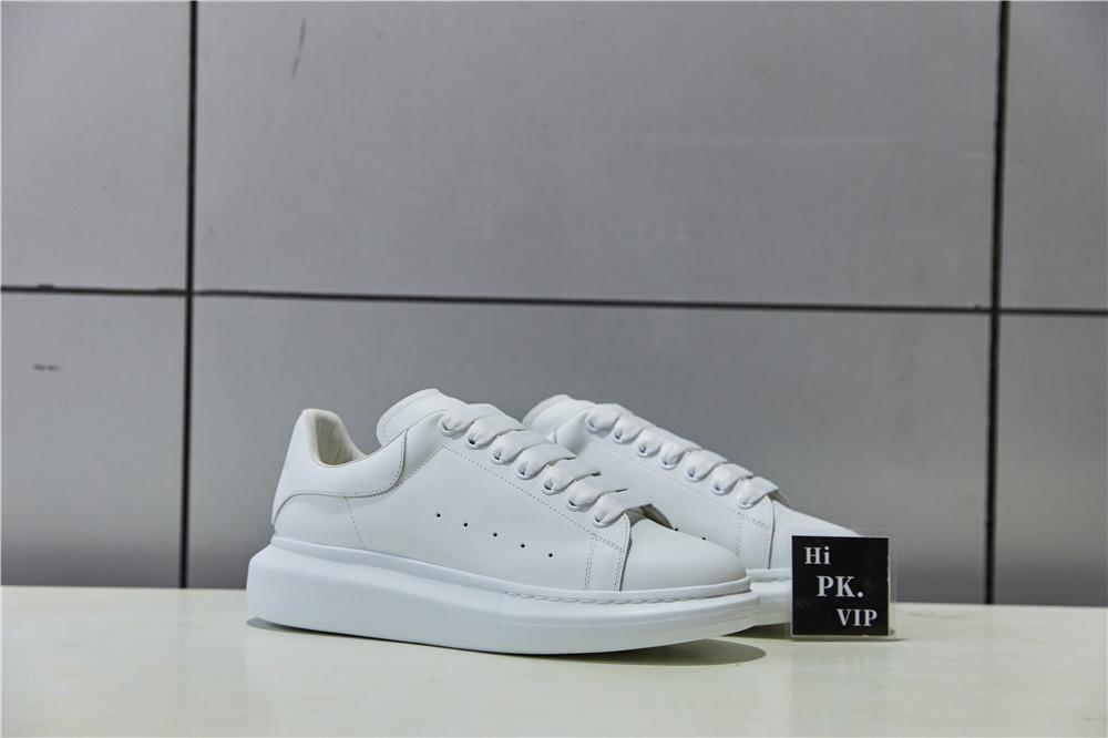 PK GOD ALXNDER MC MCQUEEN Paris white leather heel best version ready to ship